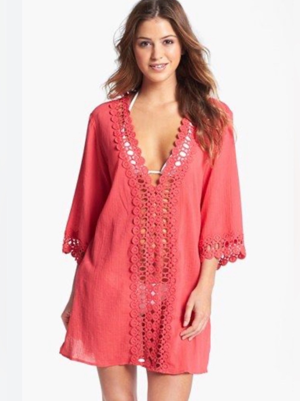 La Blanca Island Fare Tunic Cover Up